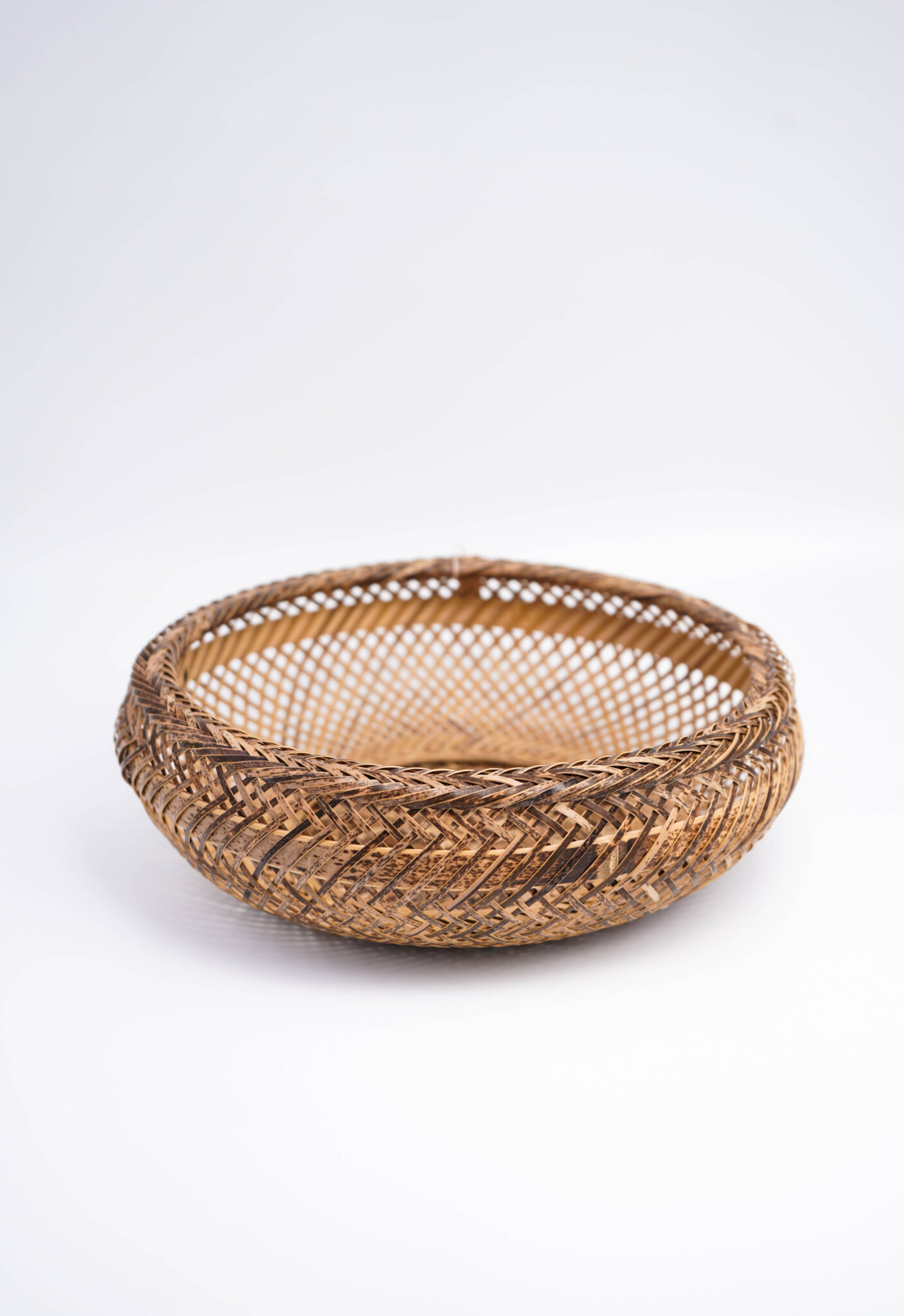 Twill Weave Teppachi Bamboo Basket CRAFTS ON PEEL
